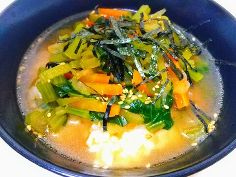 野菜スープかけご飯